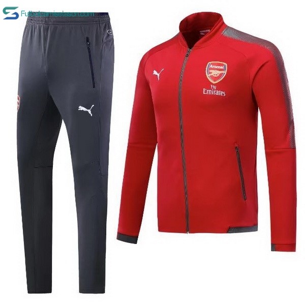 Chandal Arsenal 2017/18 Rojo Gris